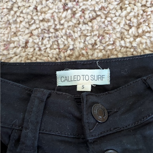 Small Classic Black Button-Front Pencil Skirt - Picture 3 of 3